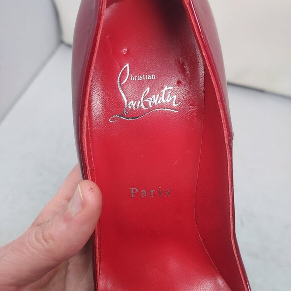 CHRISTIAN LOUBOUTIN So Kate Red Patent Leather Pump - Picture 7 of 10
